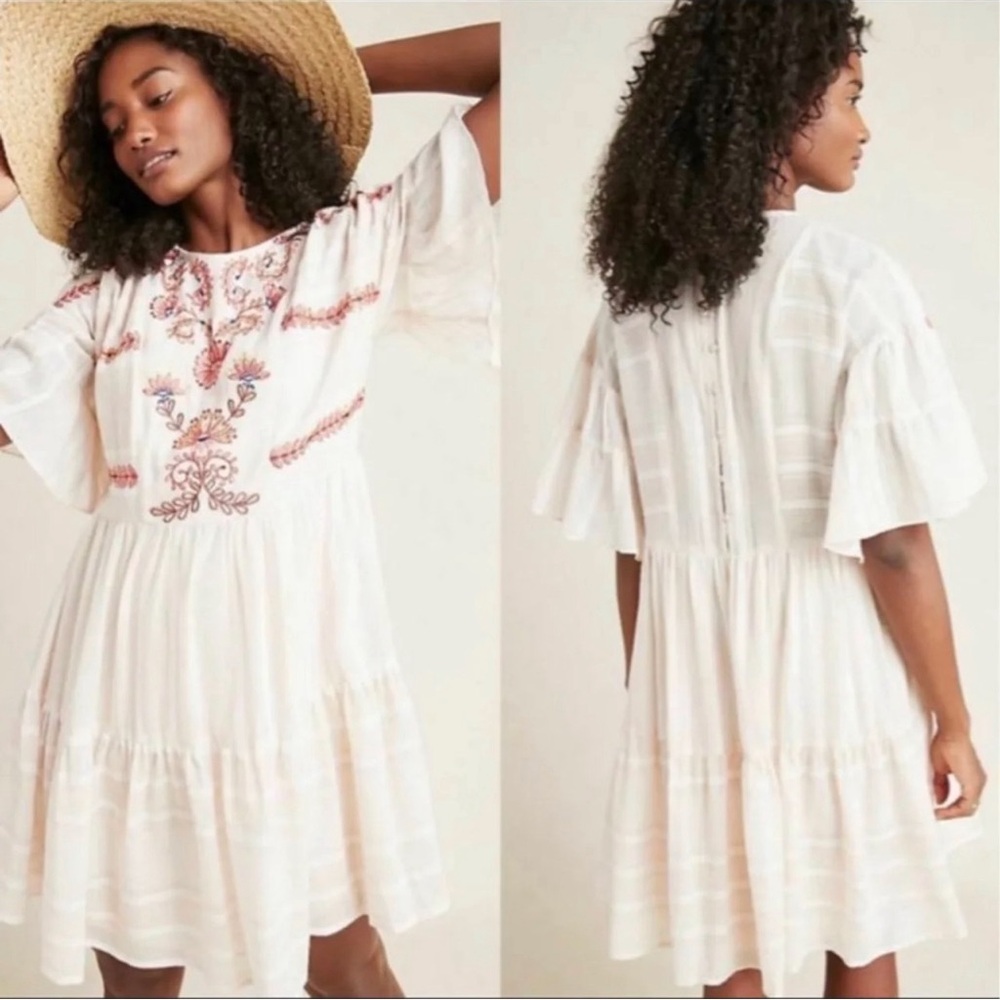 Anthropologie Ranna Gill Lecce Tunic Dress NWT Size Large